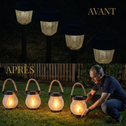 Calma - Lanterne Solaire Effet Flammes
